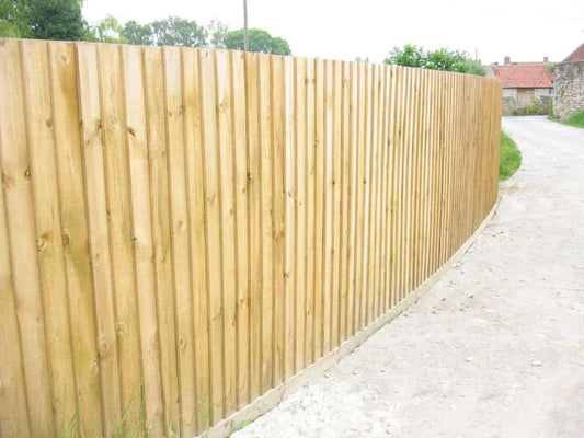 Feather edge fencing panels made to order