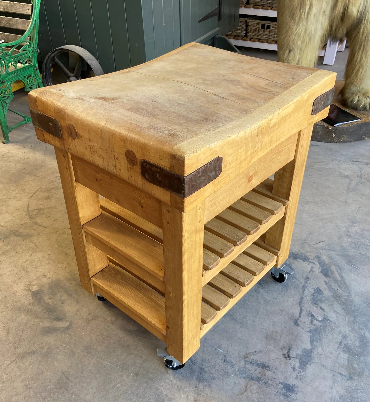Butchers block, made any style and size with or without base