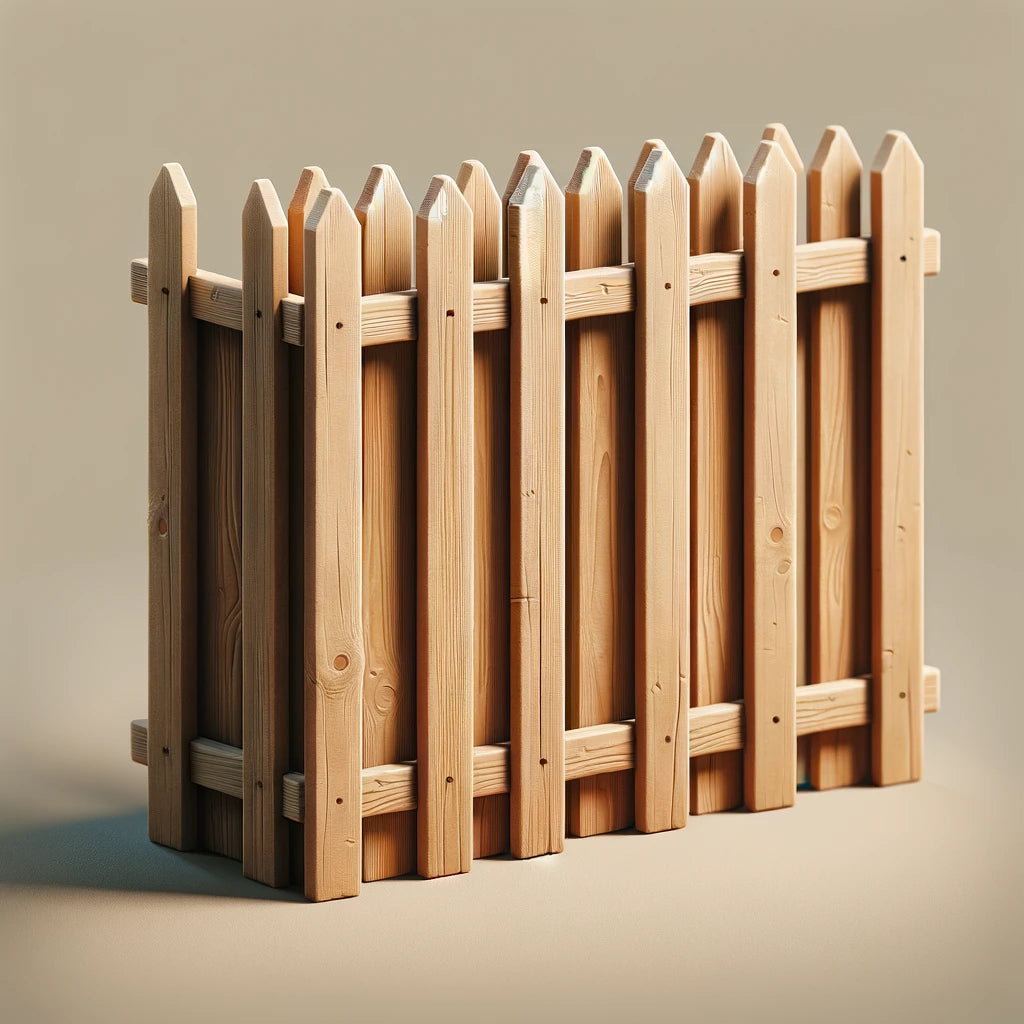 Picket fencing made to order any size. Available now