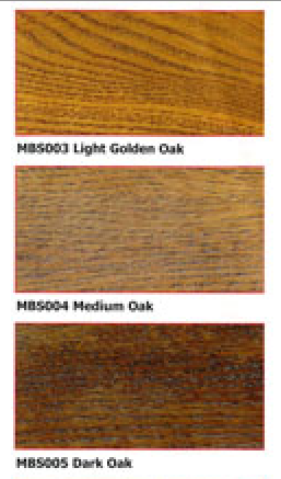 Oak Sample coloured for stain