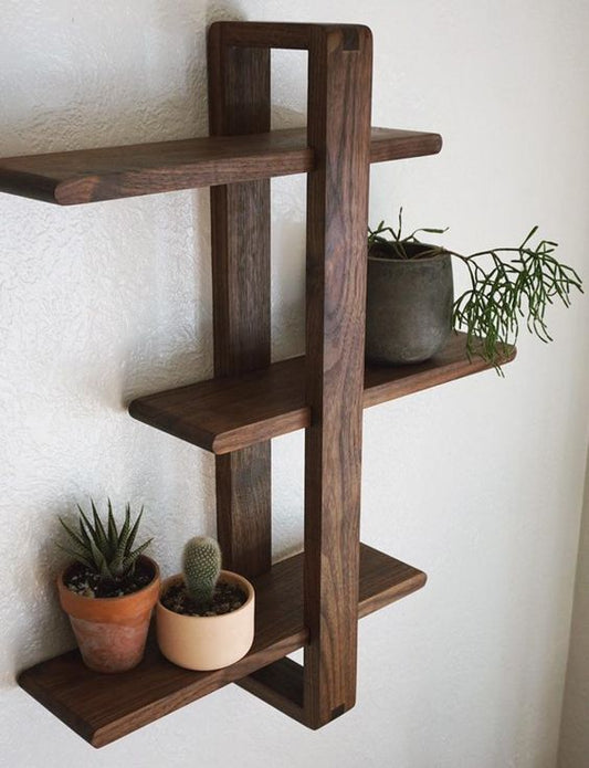 Chunky Vertical Planter Display, Plant Holder and shelves