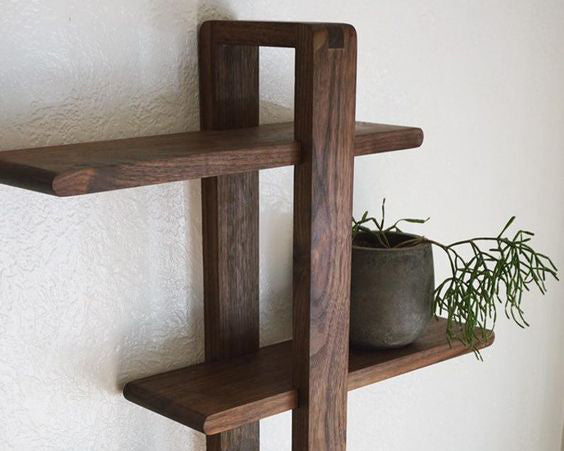 Chunky Vertical Planter Display, Plant Holder and shelves